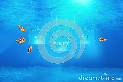 Ideas, Target, Sale Stock Photo