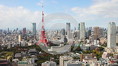 Ideia aérea da arquitetura da cidade tokyo - HD Ideia aérea da arquitetura da cidade tokyo - HD