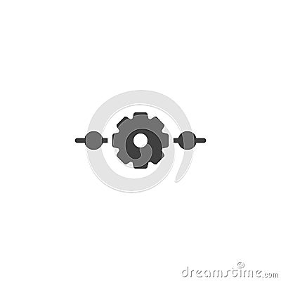 Identifying the origin of defect vector icon Vector Illustration