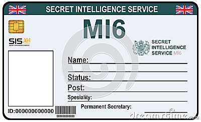 mi6 id card template identit 233 un secret de mi 6 illustration de vecteur mi6 id card template identit 233 un secret de mi 6 illustration de vecteur