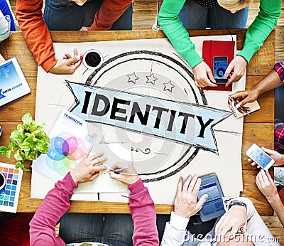 Identity Branding Marketing Copyright Brand Concept Stock Photo