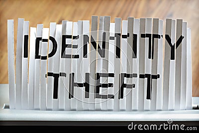 Identity theft Stock Photo