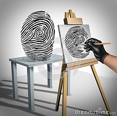 Identity Theft Concept Stock Photo