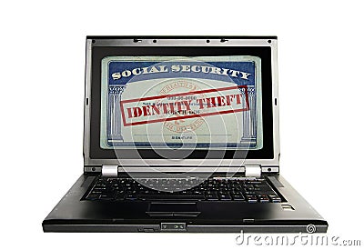 Identity theft concept Stock Photo