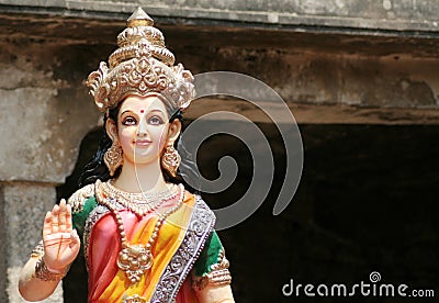 Idol of Hindu Goddess Sita Editorial Stock Photo