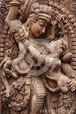 Idol of lord krishna Stock Photo