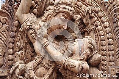 Idol of lord krishna Stock Photo