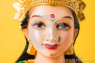 Lakshmi or laxmi puja on diwali festival Stock Photo