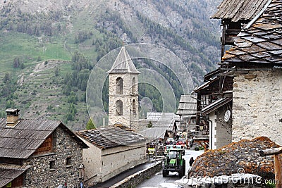 Idyllic agricultural mountain village of Saint-VÃ©ran, France Editorial Stock Photo
