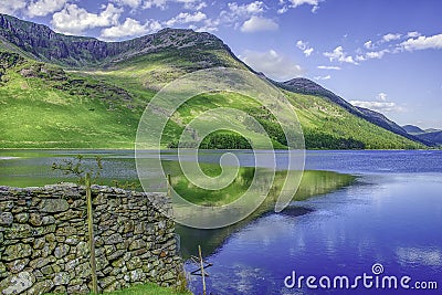 Idyllic landscape of Lake District National Park, Cumbria, UK Stock Photo