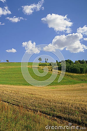 Idyllic summer scenery Stock Photo