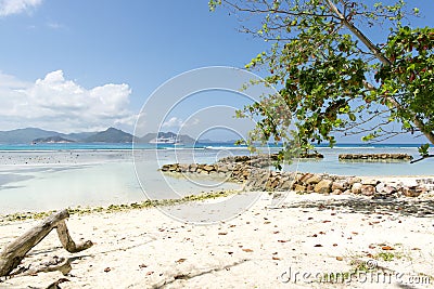 Idyllic tropical scenery Stock Photo