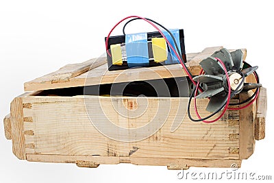 IED - improvised explosive device Stock Photo