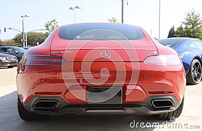 Mercedes AMG GT Rear end Editorial Stock Photo