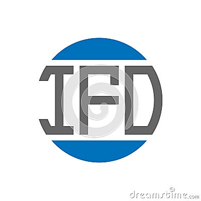 IFO letter logo design on white background. IFO creative initials circle logo concept. IFO letter design Vector Illustration