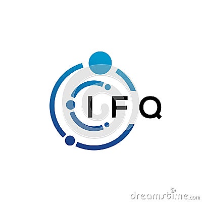 IFO letter technology logo design on white background. IFO creative initials letter IT logo concept. IFO letter design Vector Illustration