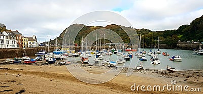 Ifracombe beach harbour Editorial Stock Photo