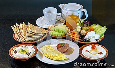 Ramadan Iftar or Suhoor Buffet Stock Photo