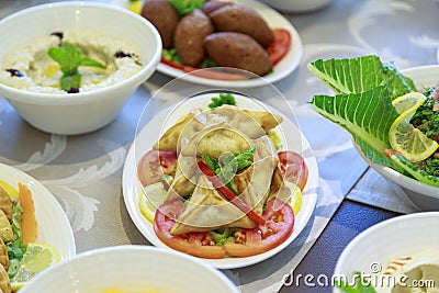 Ramadan Iftar or Suhoor Buffet Stock Photo