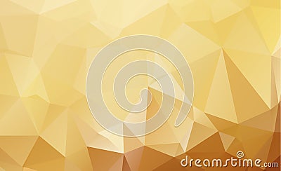 Ight Yellow vector Pattern. triangular template. Geometric Vector Illustration