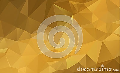 Ight Yellow vector Pattern. triangular template. Geometric Vector Illustration