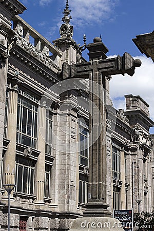 Iglesia de la Compania, Quito, Ecuador Stock Photo