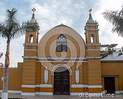 Iglesia La Ermita de Barranco Church Stock Photo