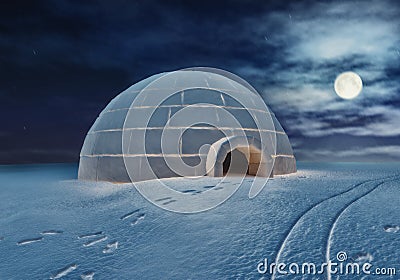 Igloo Stock Photo