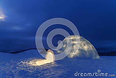 Igloo Stock Photo