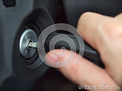 Ignition lock Stock Photo