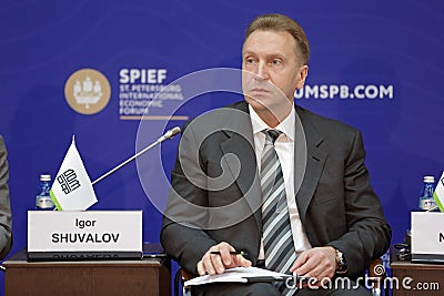 Igor Shuvalov Editorial Stock Photo