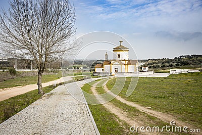 Igreja do Calvario church in Monforte town, District of Portalegre, Portugal Stock Photo