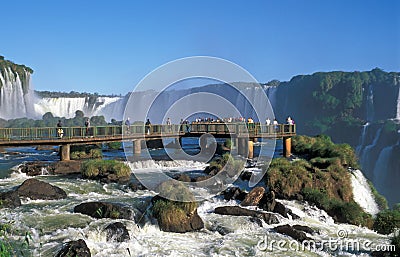 Iguacu Falls Stock Photo