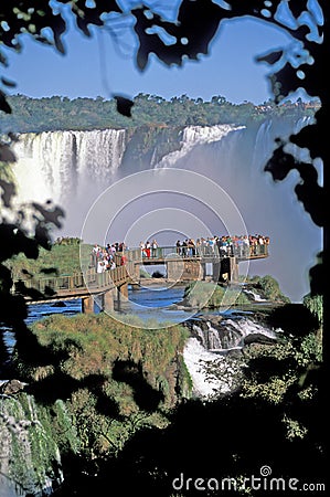 Iguacu Falls Stock Photo