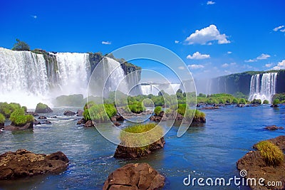 Iguacu Falls, Brazil Stock Photo