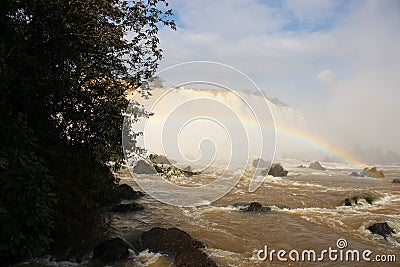 Iguazu falls in argentina Stock Photo