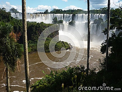 Iguazu waterfalls Stock Photo