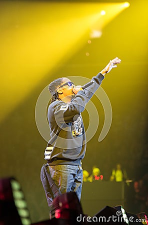 Lil Jon in concert at IHeart Radio Jingle Ball Editorial Stock Photo