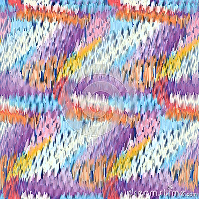 Ikat Pattern Vector Illustration