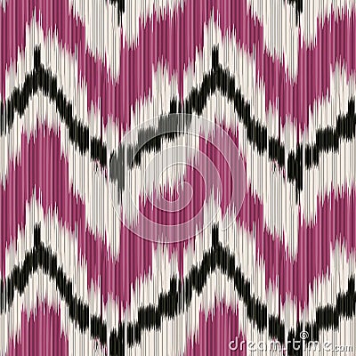 Ikat Pattern Vector Illustration