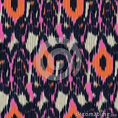 Ikat Pattern Vector Illustration