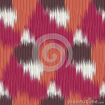 Ikat Pattern Vector Illustration