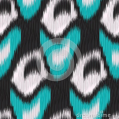 Ikat Pattern Vector Illustration