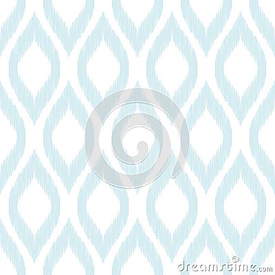 Ikat seamless pattern. Tribal background. Vector Illustration