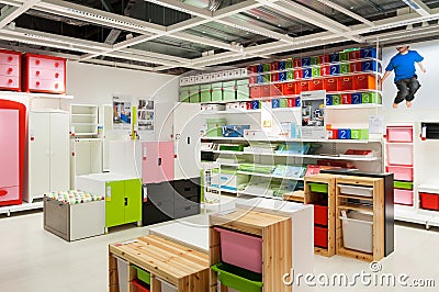 Ikea furniture store kids zone Editorial Stock Photo