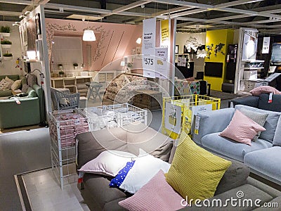 Ikea interior view Editorial Stock Photo