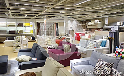 Ikea Sofas Editorial Stock Photo