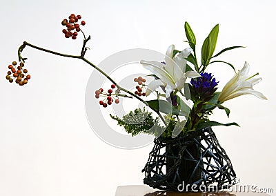 Ikebana III Stock Photo