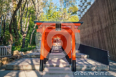 Ikuta-jinjya shrine It is a shrine in Kobe Stock Photo