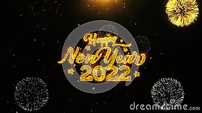 Il buon anno 2022 desidera la cartolina d'auguri, invito, fuoco d'artificio della celebrazione avvolto illustrazione vettoriale Il buon anno 2022 desidera la cartolina d'auguri, invito, fuoco d'artificio della celebrazione avvolto illustrazione vettoriale